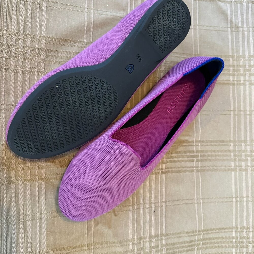 Rothy's Soft Orchid Lounge Loafer - Picture 2 of 2